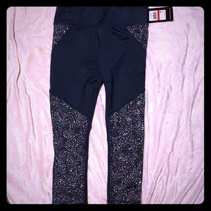 NWT Marc NY Navy Performance Capri workout pants